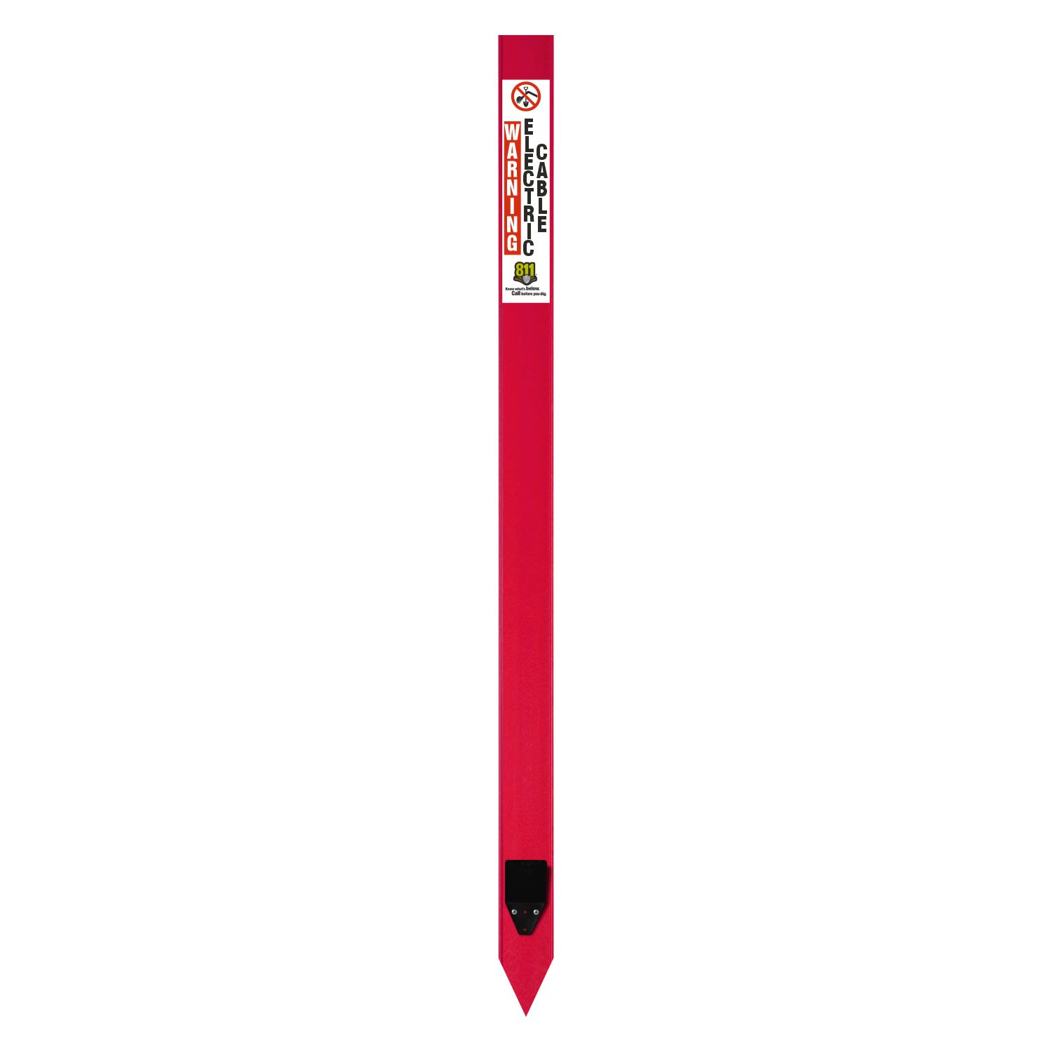 Warning Electric Line Flat Marker
